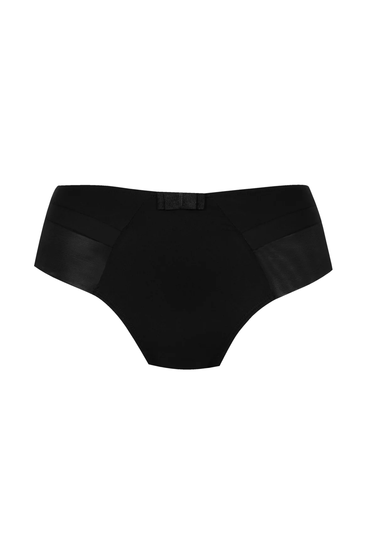 Slip brésilien Tulle Design - Noir - Image 5