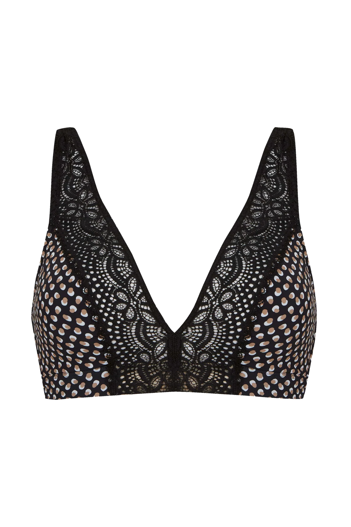 Soutien-gorge foulard sans armatures en dentelle et en microfibre L'irrésistible - Bulles - Image 6