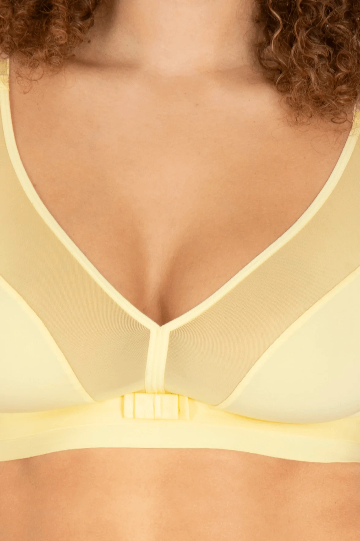 Soutien-gorge sans armatures Tulle Design - Limoncello - Image 3