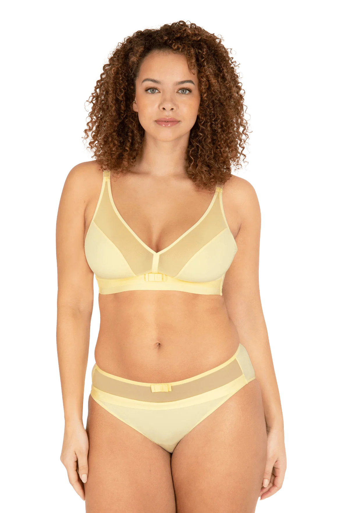 Soutien-gorge sans armatures Tulle Design - Limoncello - Image 4